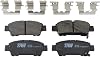 TRW Pro TRC0995 Disc Brake Pad Set For Toyota Sienna 2004-2010, Rear