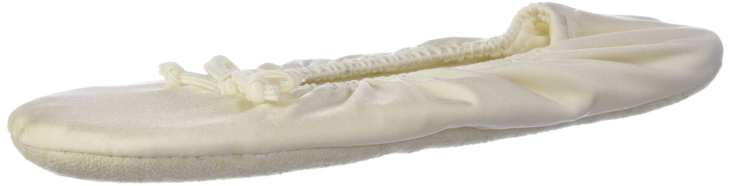MUK LUKS womens Women's Stretch Satin Ballerina SlipperSlipper