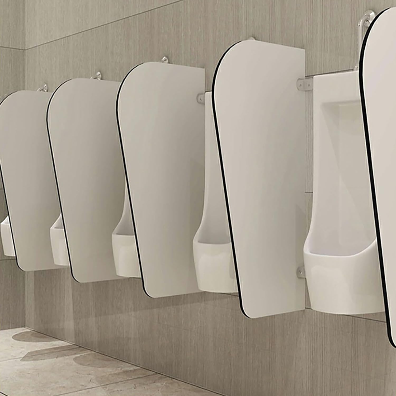 Wall-Mounted Public Toilet Partition, Urinal Screen Toilet Partition, Urinal Partition Divider Screen, Urinal Privacy Screen, for Schools Shopping Malls Public Places(1pcs,90x40cm)