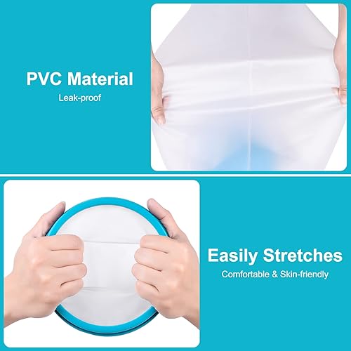 Miniatura 3 de Funda impermeable para brazo para ducha, protector de brazo completo para adultos, sello hermético para mantener el vendaje seco para brazos rotos,