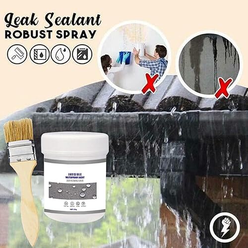 Miniatura 2 de Agente impermeable invisible, agente invisible súper fuerte, impermeable, antifugas, pegamento impermeable transparente, sellador aislante