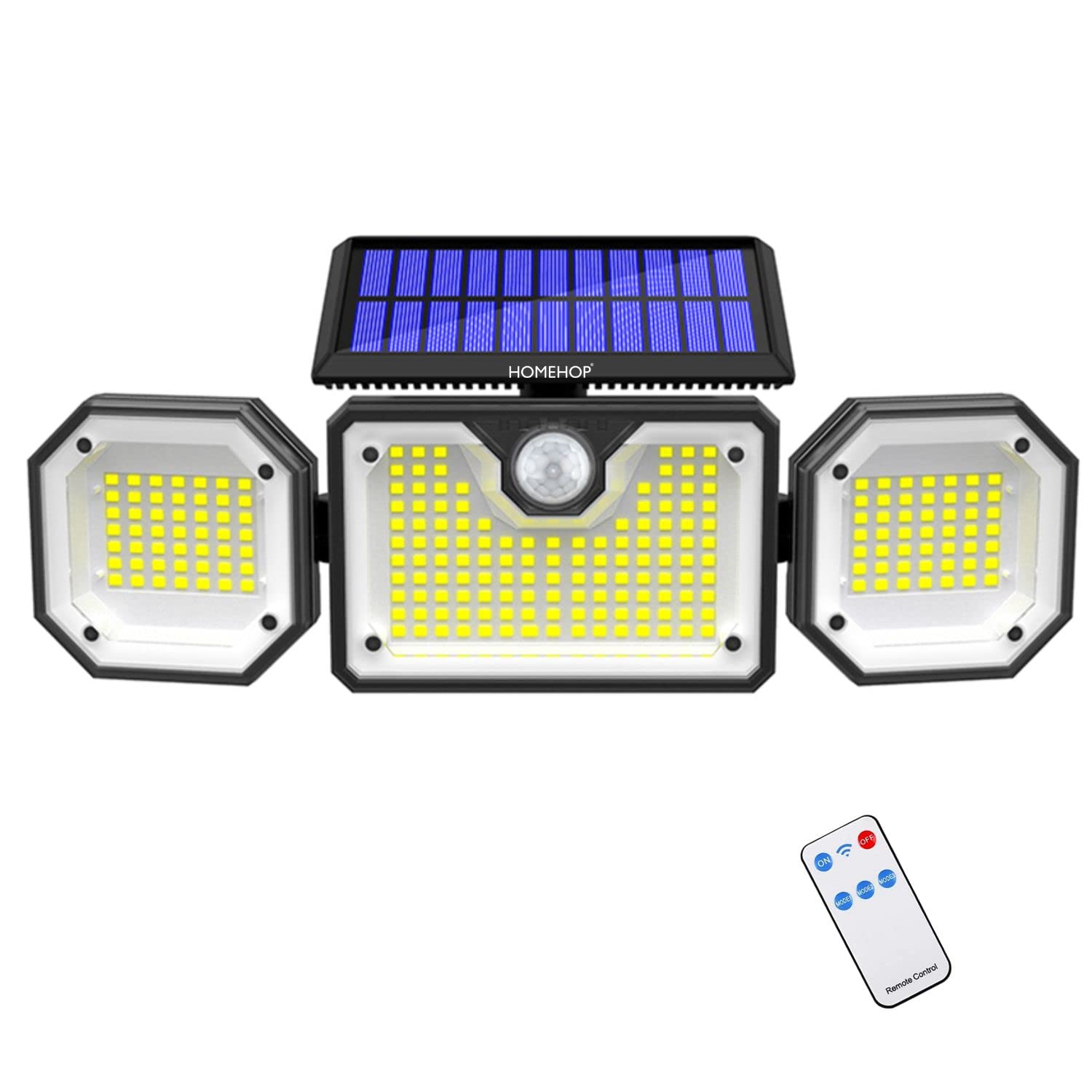 Homehop 226 LED Motion Sensor Light for Home with Solar Panel Powered Wireless,Waterproof, Security,Wall Lamp for Outdoor Auto Powered with Adjustable Light Modes (B0BXLRLPBC) Amazon Price History, Amazon Price Tracker