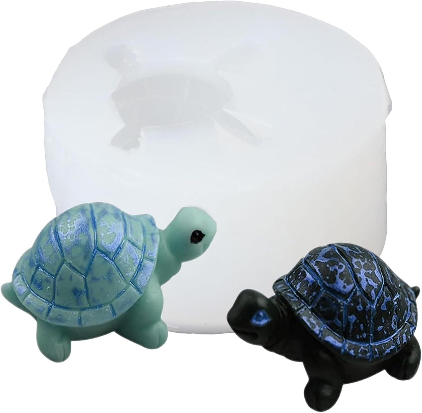 SOFTCREATO 3D Turtle Candle Mould Mini Animal Shape Silicone Resin Moulds 2inch Little Tortoise Soap Mould Making for Resin Casting, Wax Polymer Clay Soap Decoration-image-44
