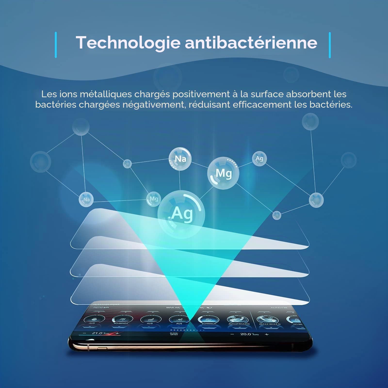 GAFAT Compatible avec le nouveau film de protection d'écran de navigation 2025 Xpeng G6 2026 2027 15,6", en verre trempé pour écran tactile X peng 2026 15,6", accessoires Xpeng G6, HD, résistant aux