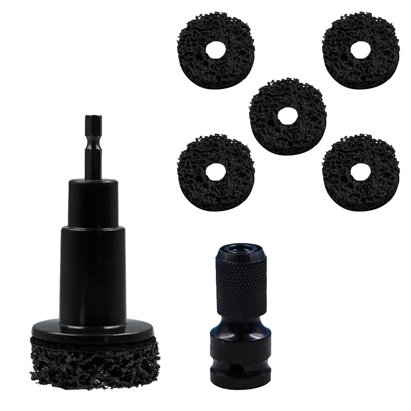 Kit de Limpeza de Cubo de Roda com Adaptador para Furadeira MYZKJBXNB B0fmnk45yr