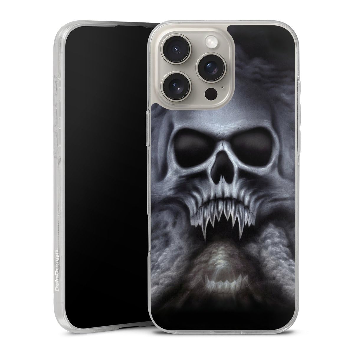 Coque iPhone 16 Pro Max crâne silicone pour frissonner et protéger vos soirées - 2
