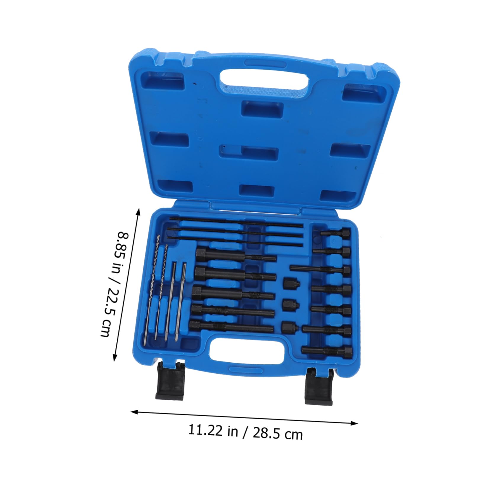 GARVALON Kit Extractor de Bujías Incandescentes Eléctricas, Herramienta de Reparación de Automóviles para Extracción de Electrodos Dañados, Tamaño 22 Mm, Uso Profesional para Taller