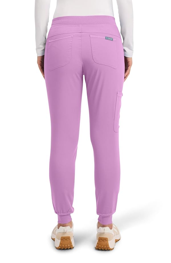 Med Couture Scrub Pants for Women Cargo Jogger Bottoms with 5 Pockets, Lightweight, Ultra Soft, 2-Way Stretch Fabric - MC7710, S, Lilac by Med Couture - Used condition - Image 5