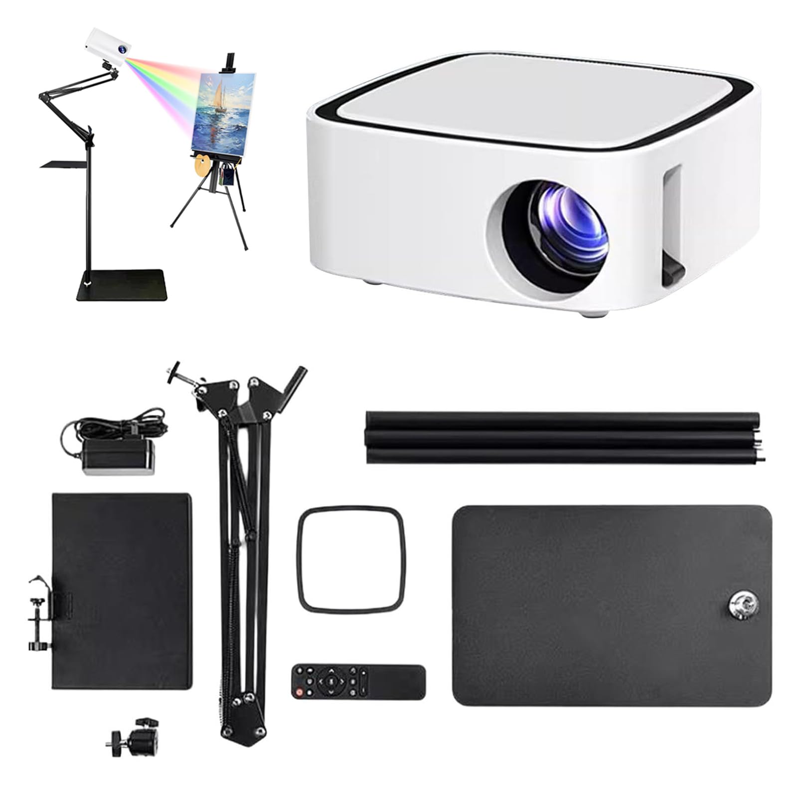 Inteligentny projektor szkicownika do śledzenia i rysowania, Light Box o rozdzielczości 1024 * 600, regulowana odległość 60-400 cm, idealny dla dzieci i artystów