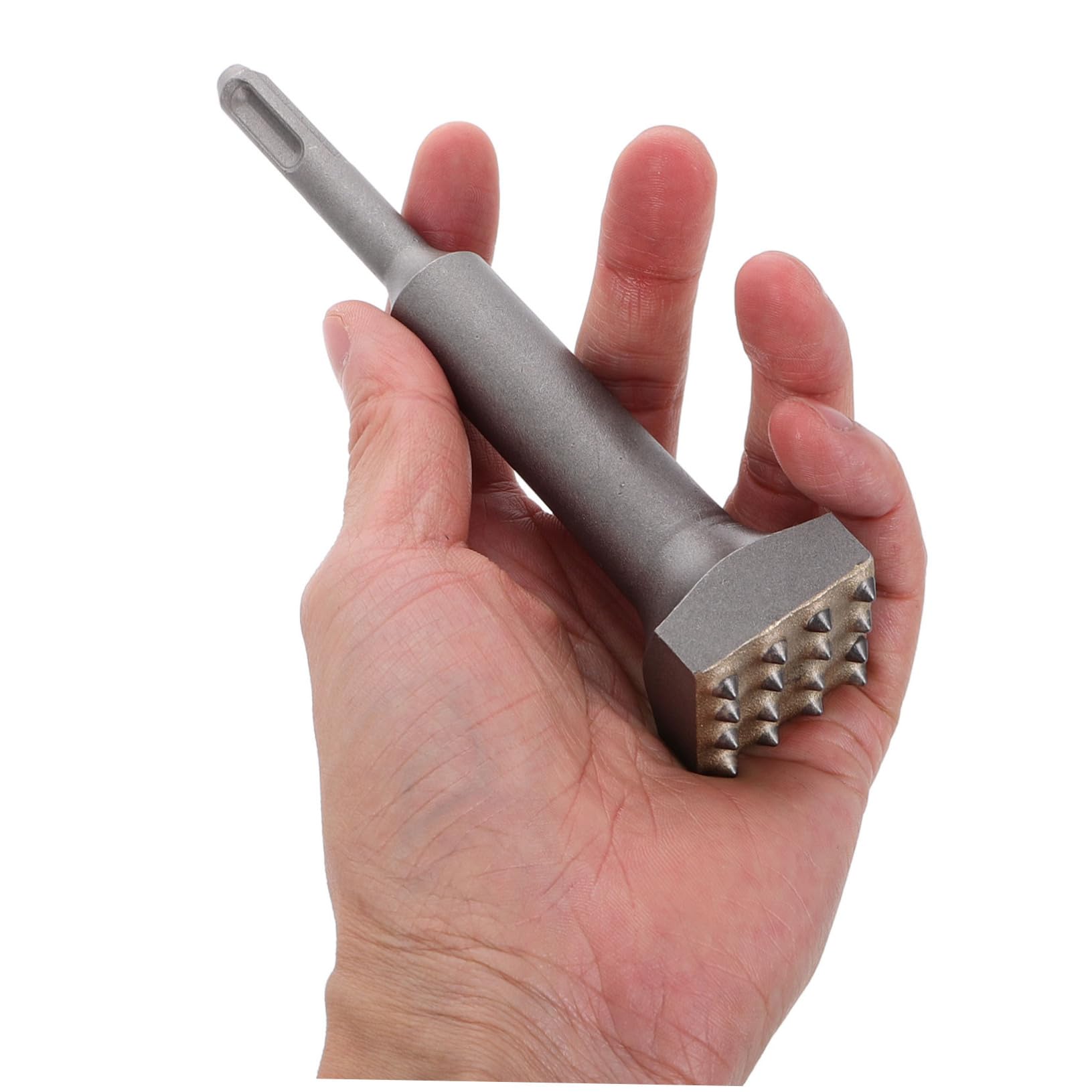 Homoyoyo 3 Pezzi Scalpello Elettrico per Martello con Denti Utensile per Irruvidimento Superficiale Muro Calcestruzzo Doppia Funzione Martello e Scalpello per Piastrelle Strumento Robusto e