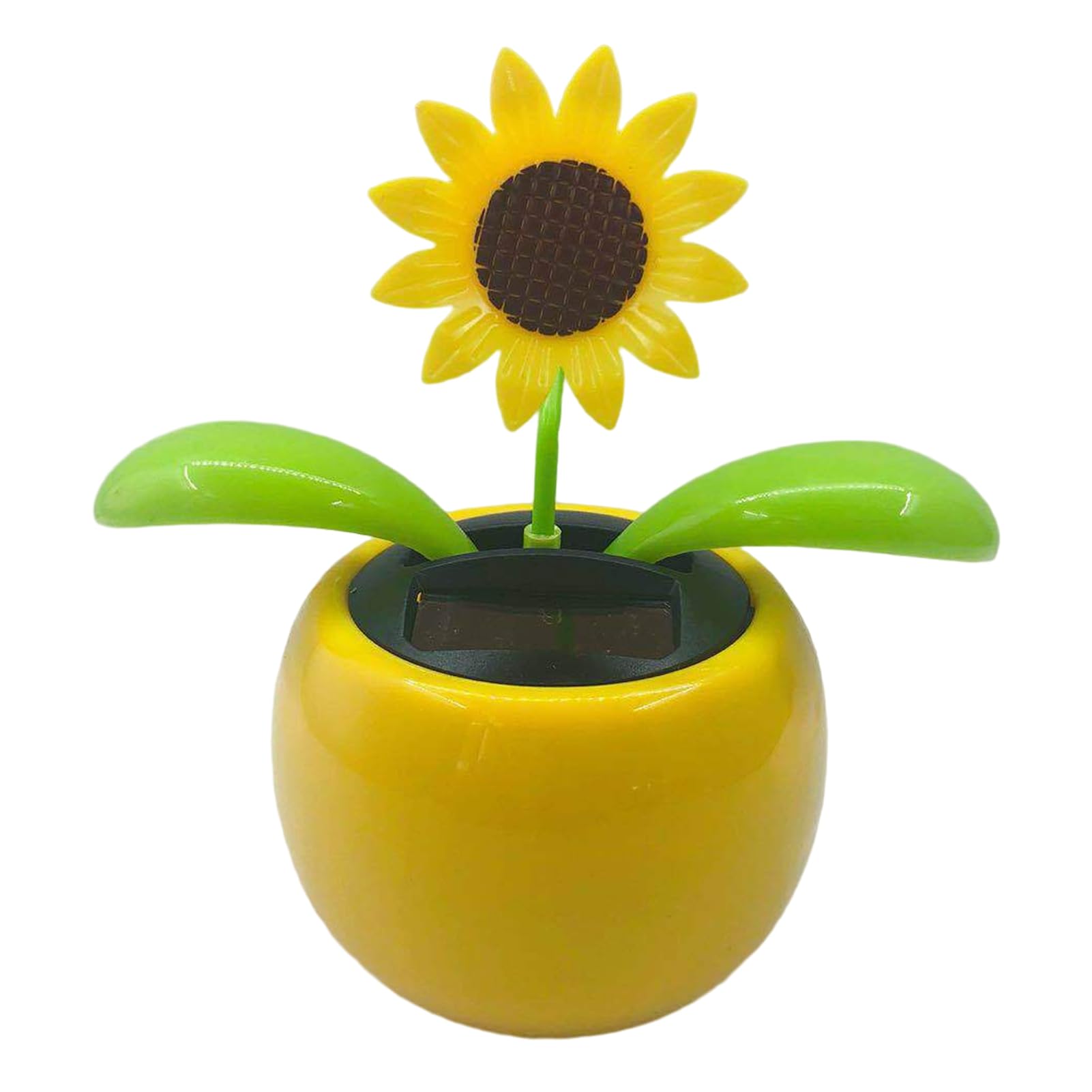 Ulafbwur K Vehicle Ornament Car Ornament Funny Solar Powered Cartoon Vibrant Ornamental Decoration Gifts Automobile Dashboard Dancing Flower Swinging Toy For Car Dashboard Ornament