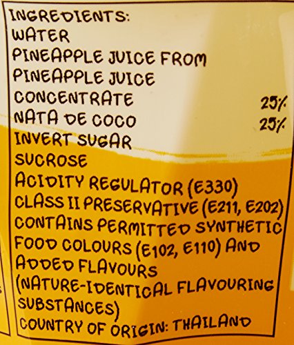 Image of Mogu Mogu Pineapple Juice Drink with Nata de Coco Jelly 320ml (Pack of 18)| Refreshing Tropical Thai-Made Sip & Chew Beverage.