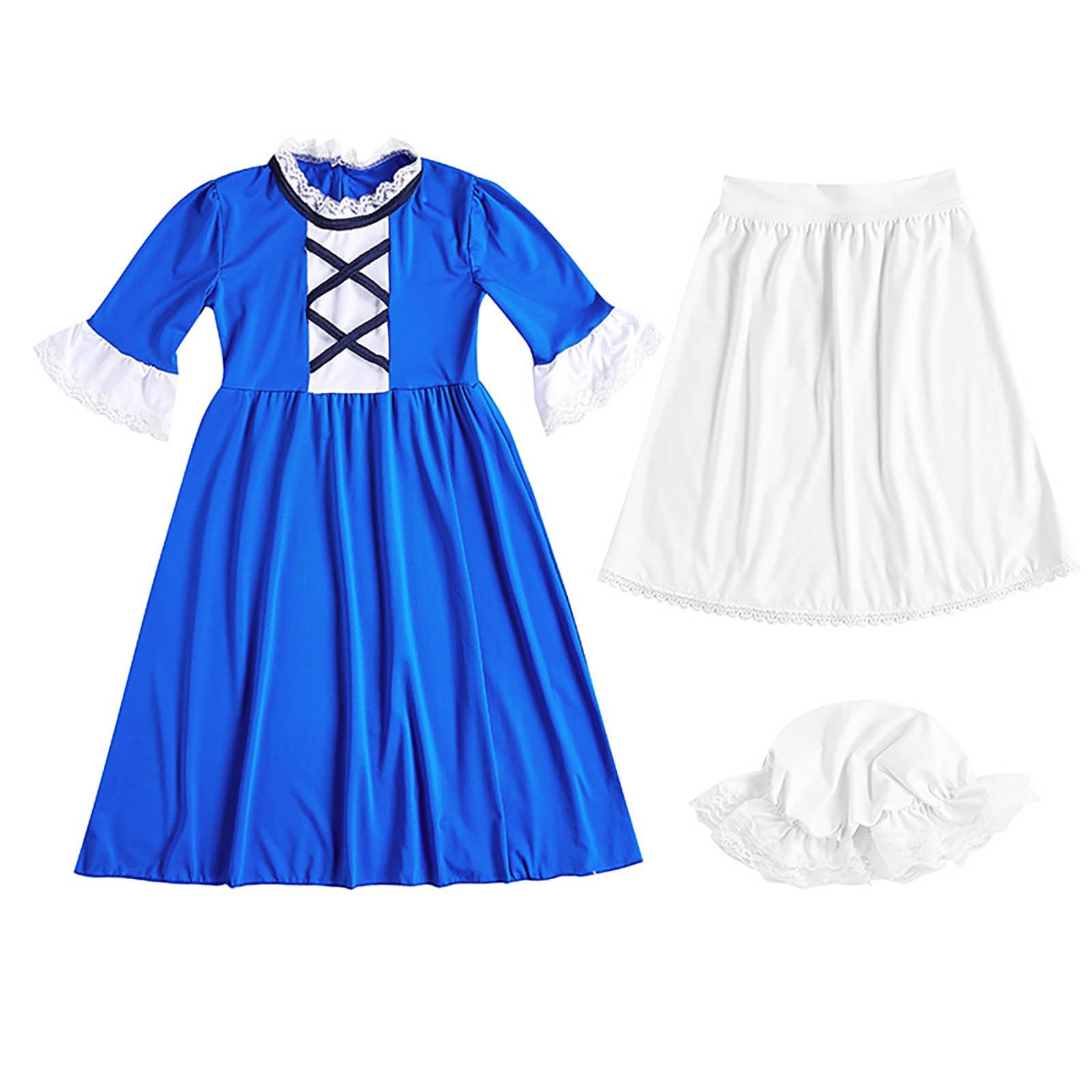 Generisch Vestito da bambina per feste, cosplay, performance, abbigliamento quotidiano per bambini e adolescenti