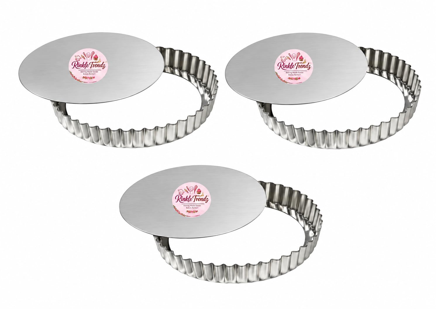 Aluminum Pie Dish - Removable Bottom 9 Inch -11
