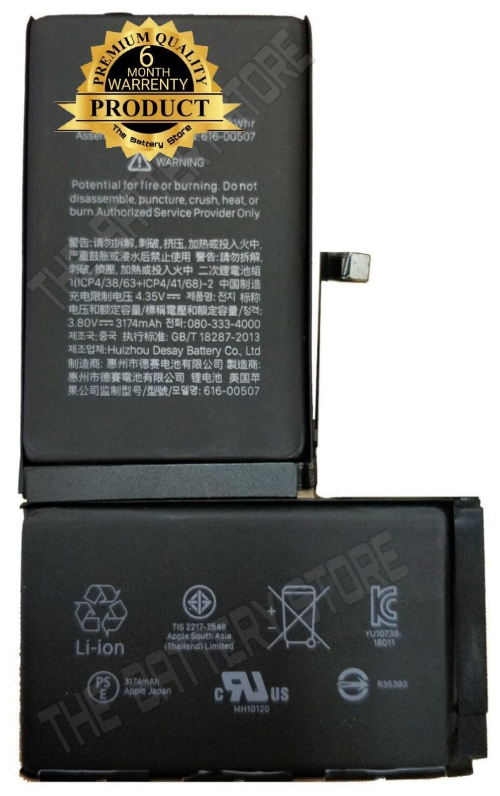 Original Battery for iPhone Xs Max A1921 A2101 A2102 A2104 Battery with 6 Month Warranty*** (SUPER93)