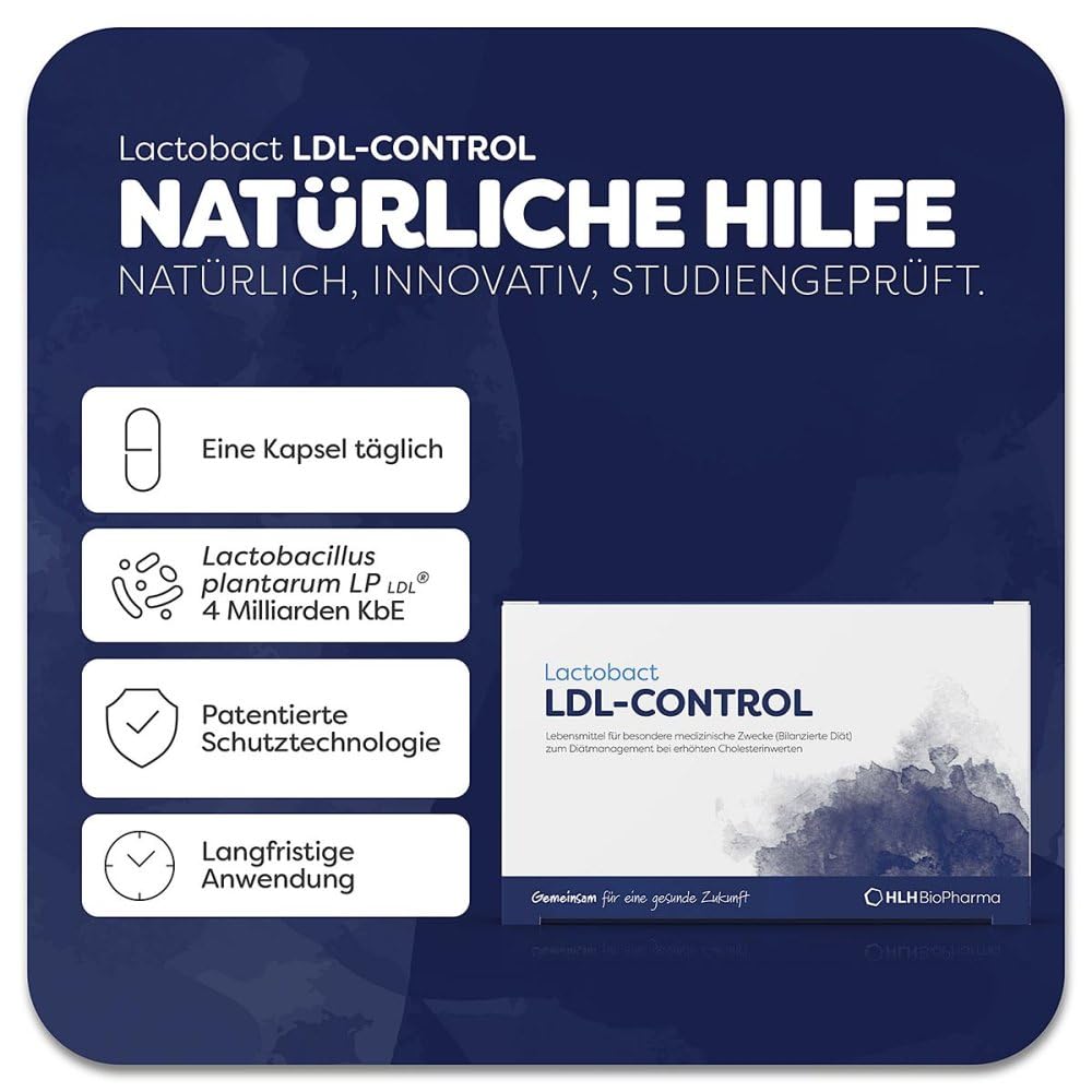 Lactobact LDL-CONTROL magensaftresistente Kapseln 90 stk