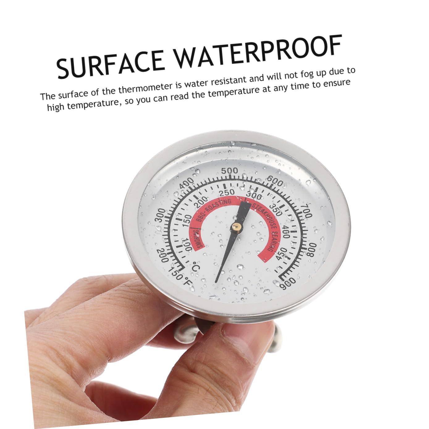 BESPORTBLE 5pezzi Termometro Per Bbq e Misuratore Inossidabile Facile Per Grigliate e Precise