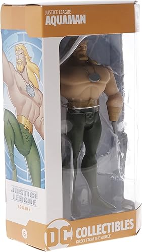 Miniatura 3 de DC Collectibles Justice League Animated Figura de acción de Aquaman, multicolor
