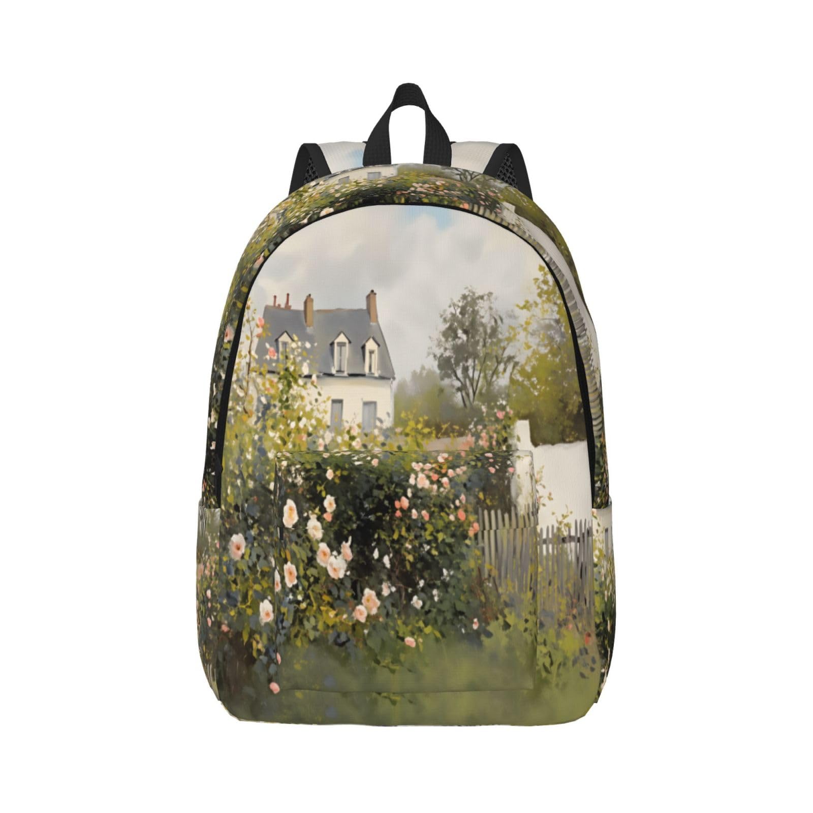 Sac à dos fleuri grand format 45cm fini le manque de place en voyage - 7