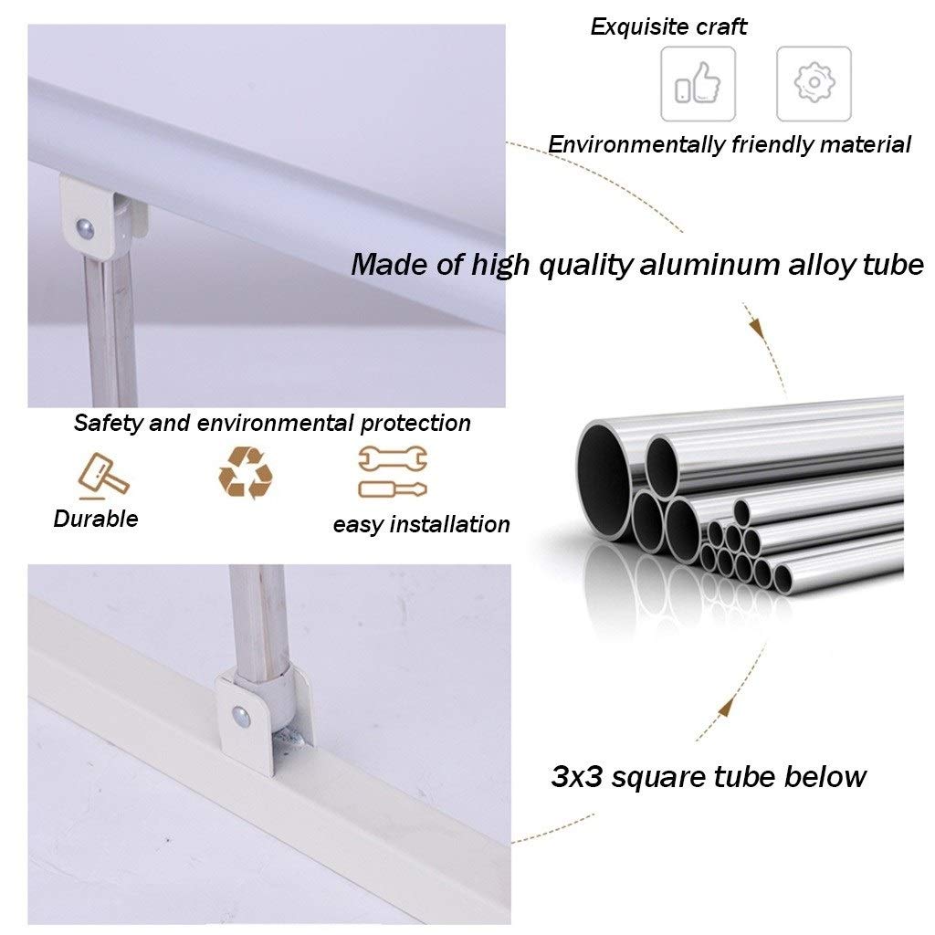 Barandillas de Cama para Personas Mayores, Barandilla de Seguridad for Cama Plegable de Aluminio for Adultos Mayores discapacitados 95x40cm