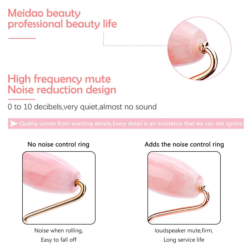 Strumento di sollevamento del viso Massaggiatore di quarzo rosa rullo di quarzo dimagrante Naturale Giada Facciale Massaggio di massaggio-H Green Set con scatola_CINA