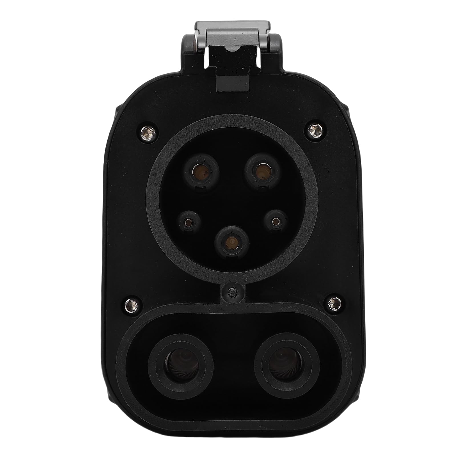 Drfeify Adapter CCS2 do CCS1 Metalowy Plastikowy Adapter do ładowania Pojazdów Elektrycznych 1000 V 250 A z Monitorowaniem Temperatury i walizką Przenoszenia dla Kierowców Pojazdów Elektrycznych CCS1