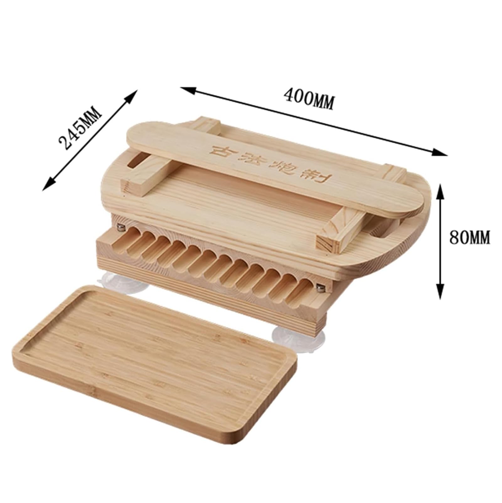 Macchina per realizzare perle di tapioca, doppia maniglia con scanalature lisce e base stabile, per tè al latte e cucina di casa fai da te