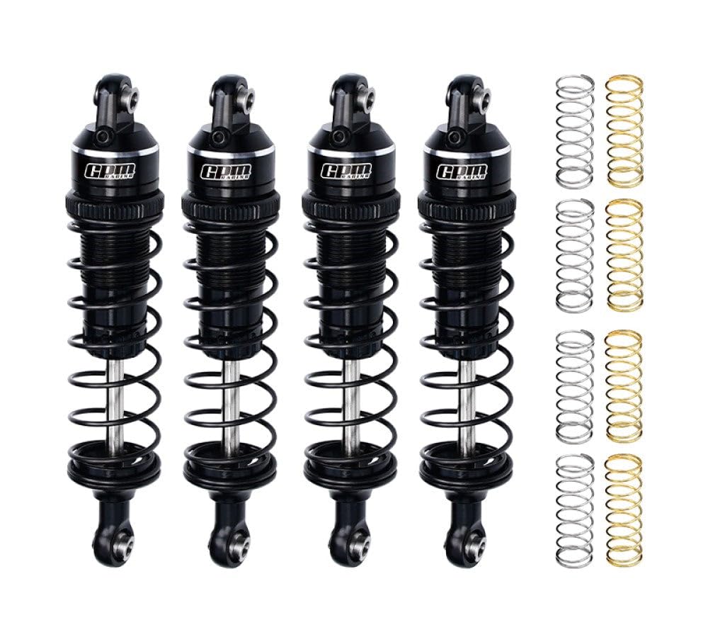 Amazon.com: Aluminum Alloy Adjustable Shocks 87mm 4Pc Front and