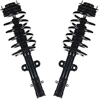 Vista 772 de Detroit Axle - Kit de suspensión delantera de 10 piezas para Chevy Aveo Aveo5 Pontiac G3 Wave 2 Ready Struts Assembly 2 Enlaces de barra