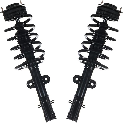 Miniatura 772 de Detroit Axle - Kit de suspensión delantera de 10 piezas para Chevy Aveo Aveo5 Pontiac G3 Wave 2 Ready Struts Assembly 2 Enlaces de barra