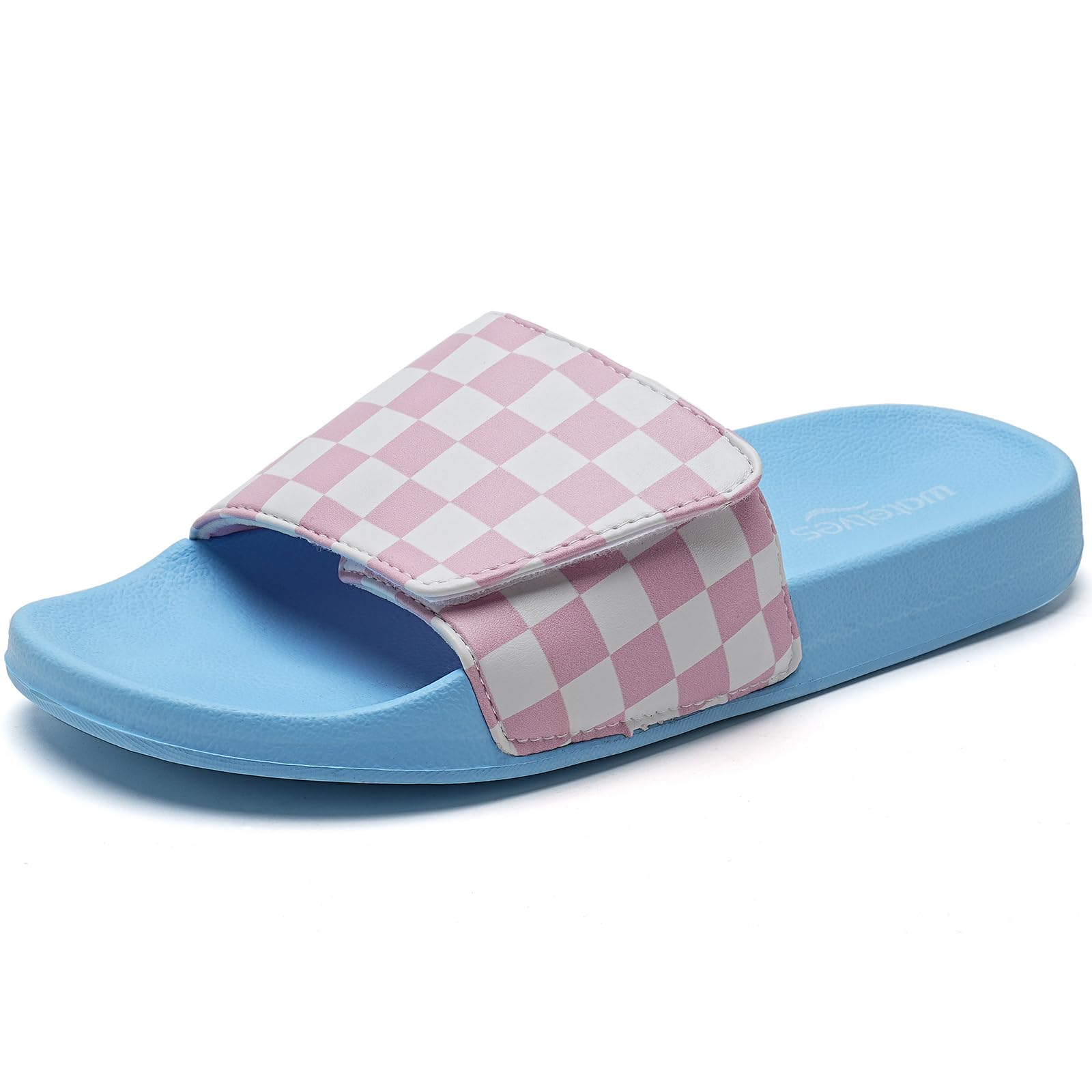 WateLves Kids Slide Sandals Boys Comfortable Slip-On Sandals Youth Big Kids Summer Slippers for Beach Pool Shower Little/Big Kid