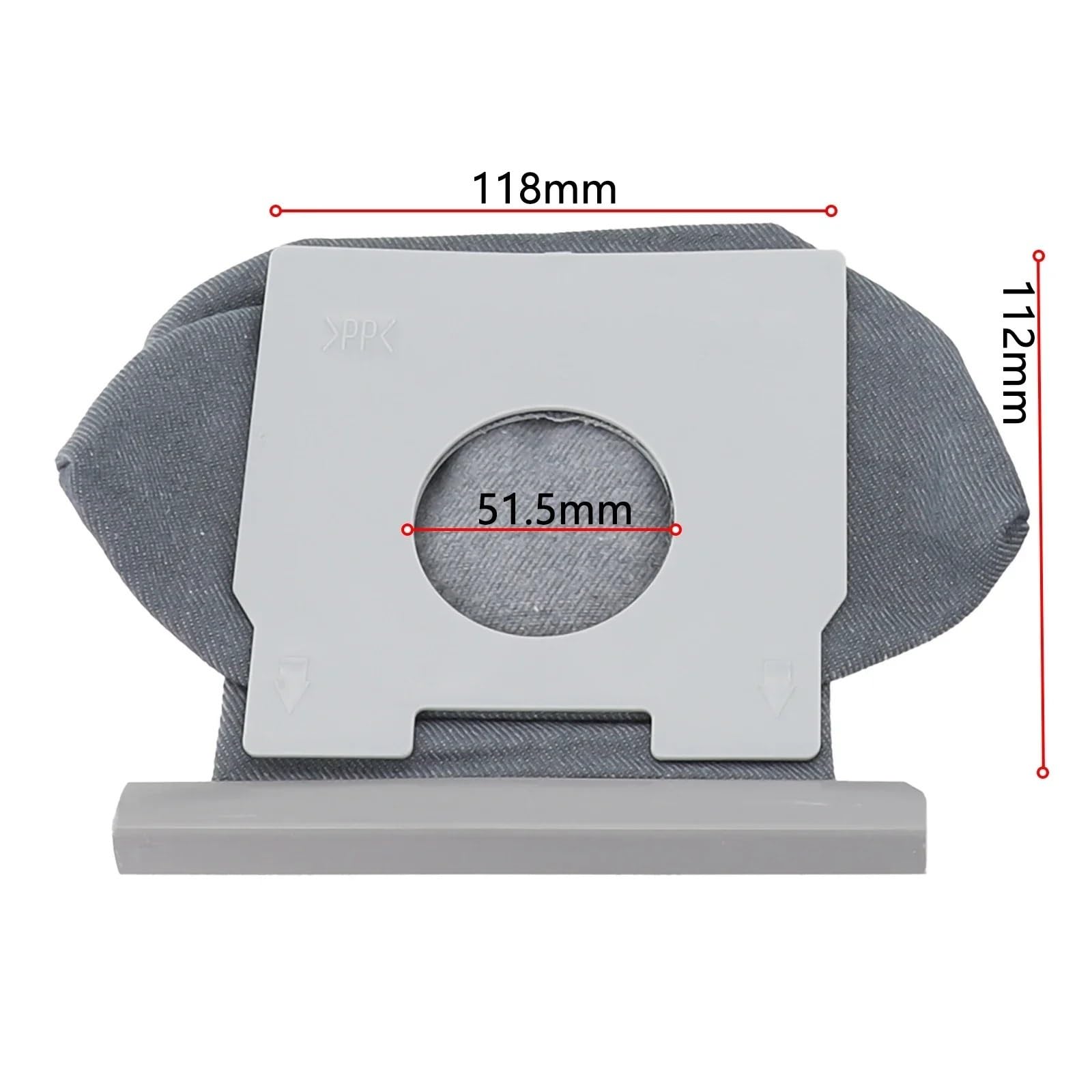 Genérico Compatible con Panasonic, Bolsa for Polvo Lavable C-13