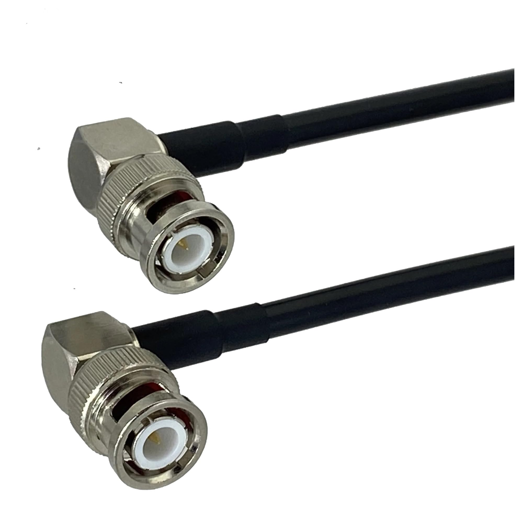 Cable coaxial de cola de cerdo BNC macho a BNC hembra con tuerca de 60cm