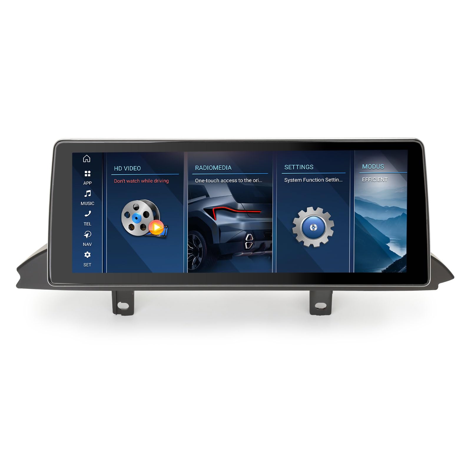 Erisin Qualcomm 10.25" CarPlay Android 16 Display Monitor Upgrade Autoradio GPS Navigatore per BMW Serie 3 F30 F31 F34 Serie 4 F32 F33 F36 M3 M4 NBT Supporta Schermo IPS BT DAB+ WiFi 8-Core 4GB+64GB