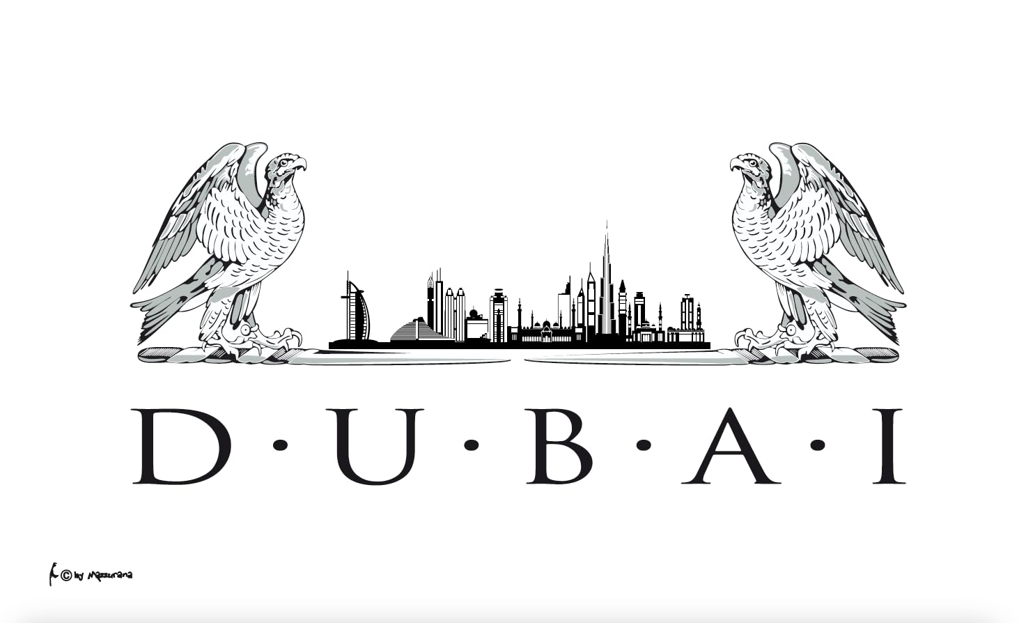 Dubaï 8 tissu de drapeau géant grand format 500 x 300 cm