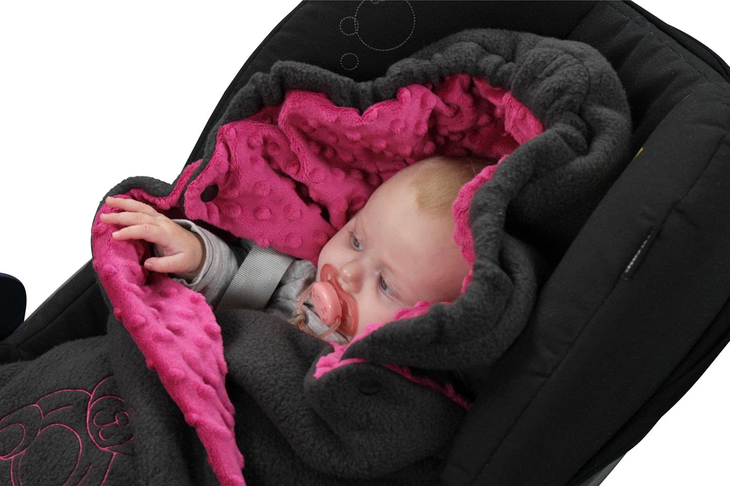 ByBoom Baby Winter Swaddling Wrap For Infant And Child Car Seat, Pram, Stroller, Buggy, THE ORIGINAL WITH THE BEAR