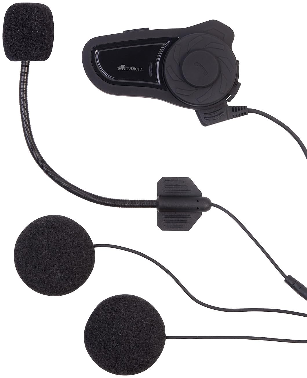 NavGear Kommunikationssystem: Motorrad-Intercom-System für bis zu 2 Personen, Bluetooth, 800 m (Motorrad Headset 2 Personen, Kommunikation 2, PC)
