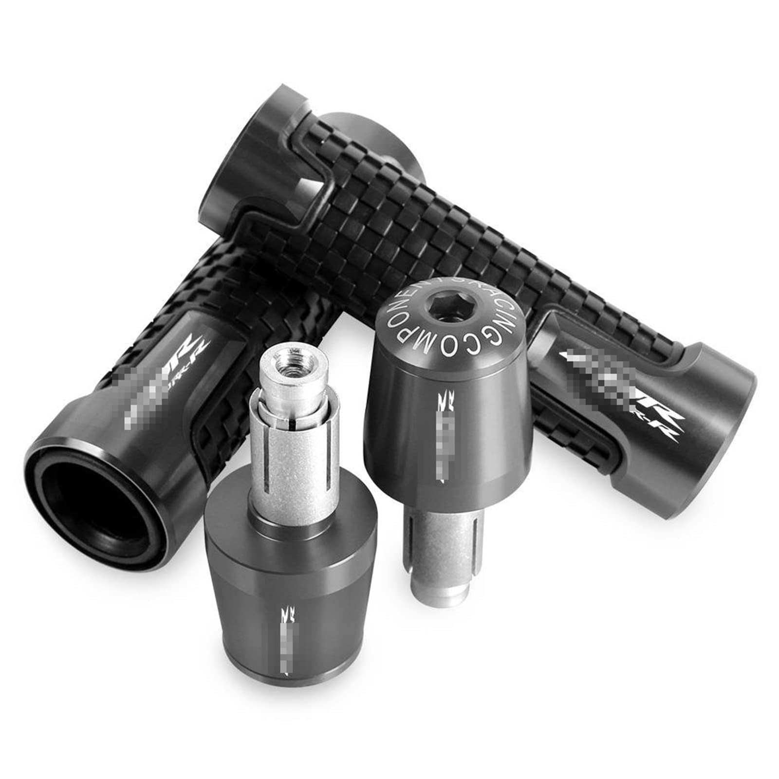 DVMEGA MopedsHandleBar FOR HO-NDA CBR-1000RRR 2017 2018 2019 2020 2021 2022 2023 CNC Hndlebar Grips Ends Weight Handle Bar Grip End Anti Vibration Silder Grips Plugs Caps (Color : 6)