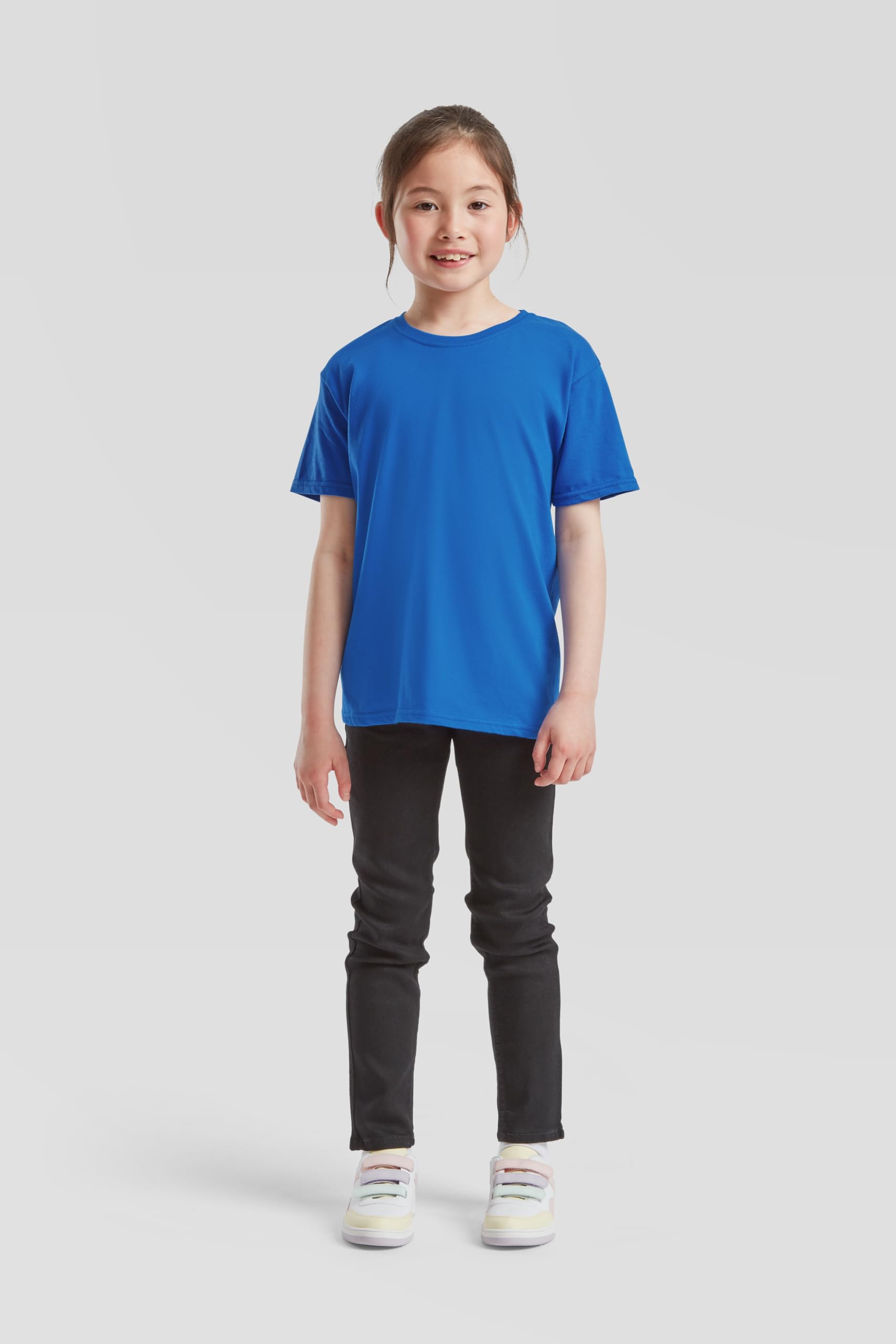 Fruit of the Loom 10er Pack Kids Iconic 150 T | Kinder T-Shirt aus weicher Baumwolle für Jungen & Mädchen + gratis MyShirt Stoffbeutel