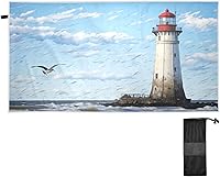 Vista 8 de Blueangle Flying Bumble Bees Toalla de playa – Toallas de viaje ligeras y compactas de gran tamaño – Toalla súper absorbente de secado rápido