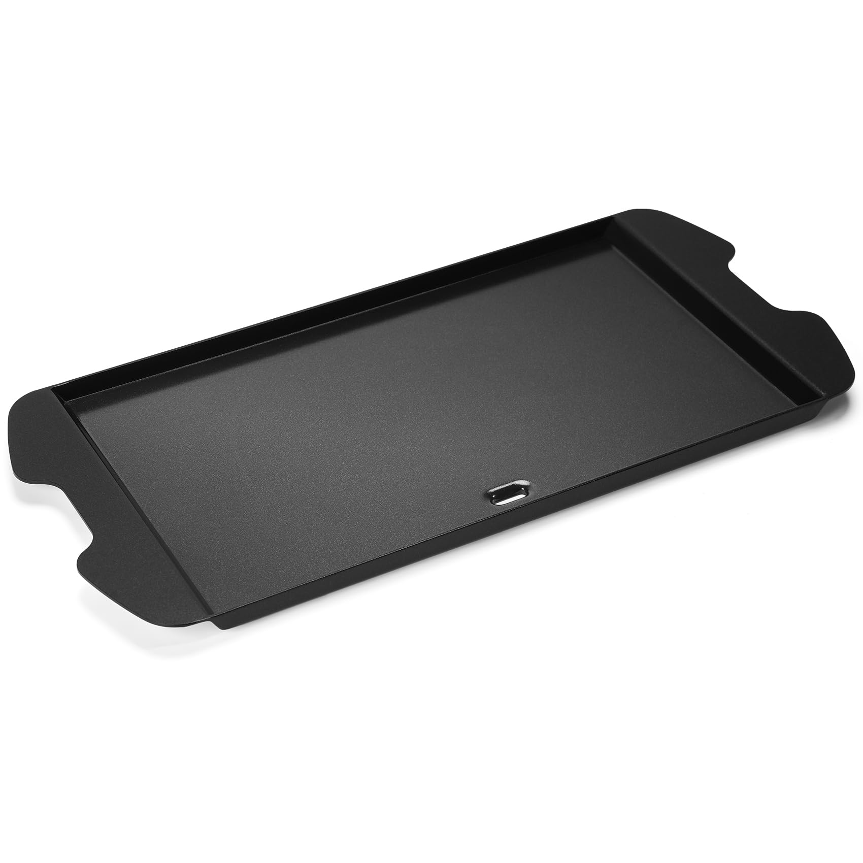 Onlyfire Plancha Barbacoa para Parrilla de Gas Portátil Weber Traveler, Revestimiento Cerámico Antiadherente, Placa de Parrilla Grande para Verduras, Carne y Pescado, 62,5 x29,5x2cm