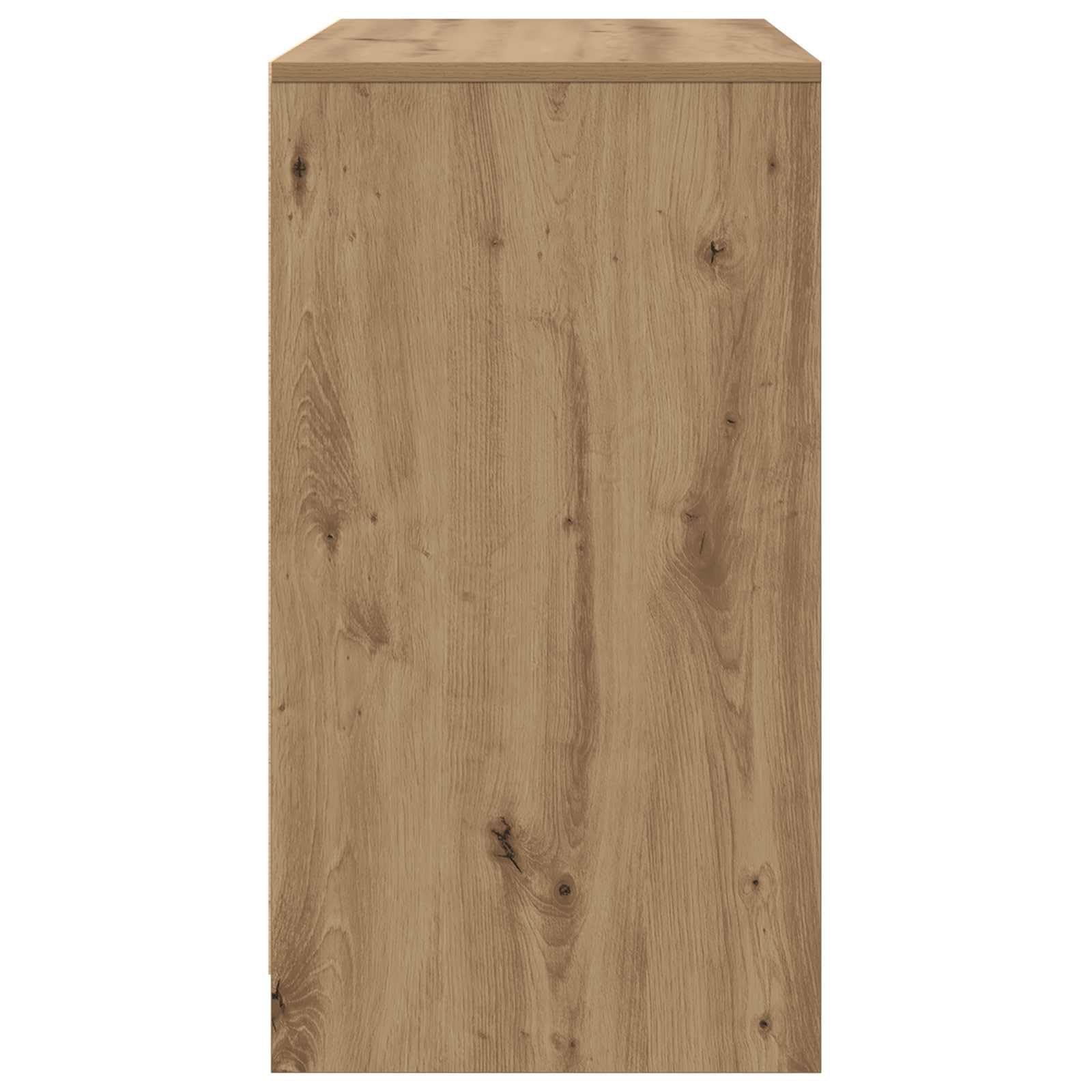 3 sztuki kredensu dąb rzemieślniczy 70 x 41 x 75 cm | Drewno wielowarstwowe, 2 szuflady, 3 półki, 2 drzwi, meble do salonu i jadalni