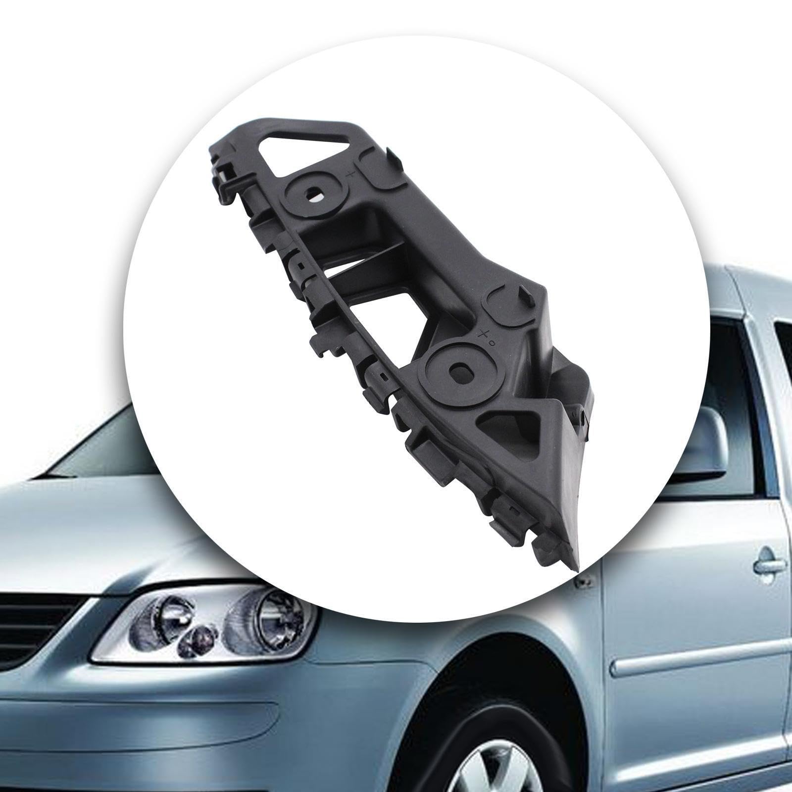 Stoßstangenhalter Für 4x4 Front Stoßstange Halterung Schnalle Kunststoff Zubehör Schutz Teile Metall Stoßstange 2K5807183 2K5807184 rechts Stoßstangenhalter(Left)