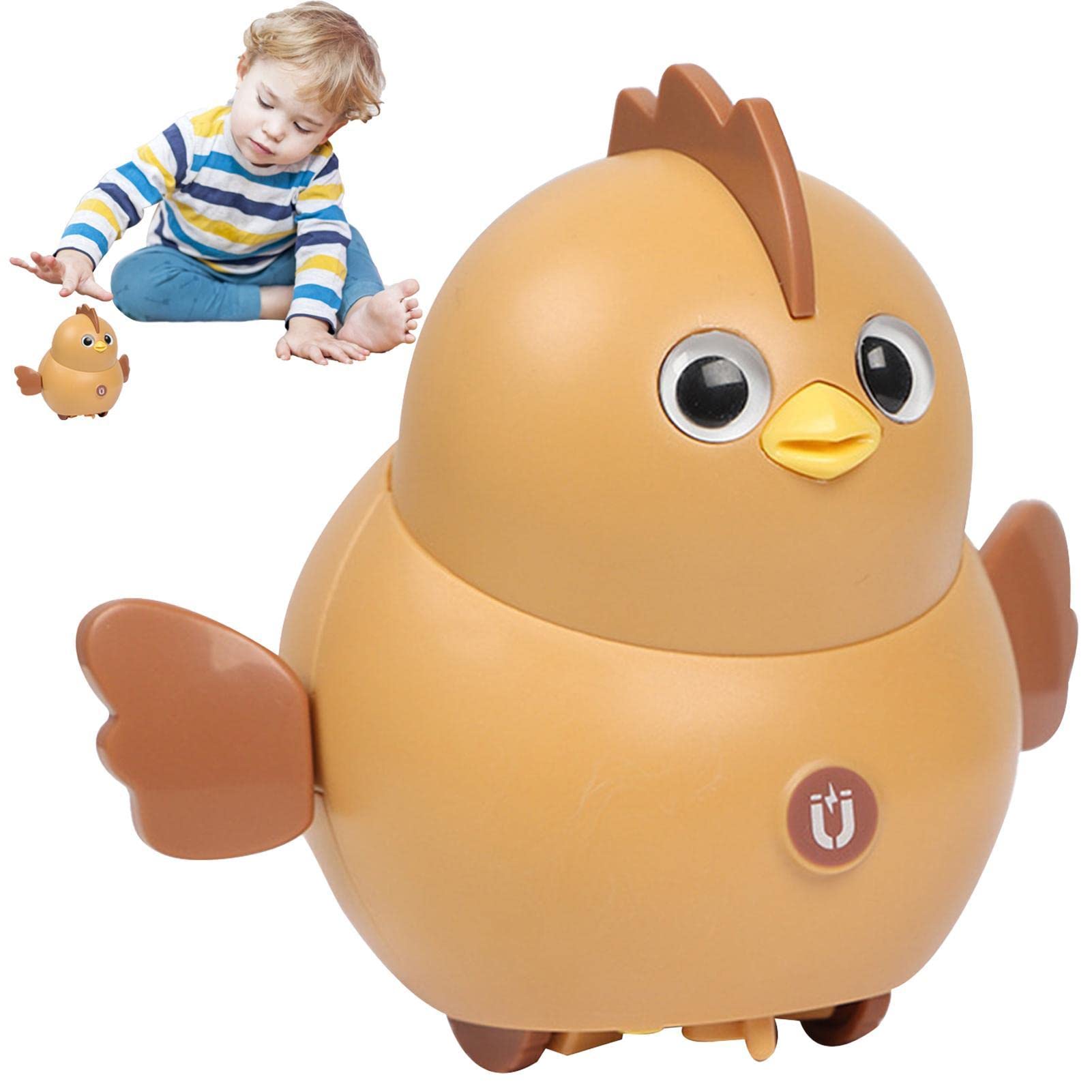 Amazon.co.jp: 磁気動物,子供のためのマグネット付き歩行ひよこ 