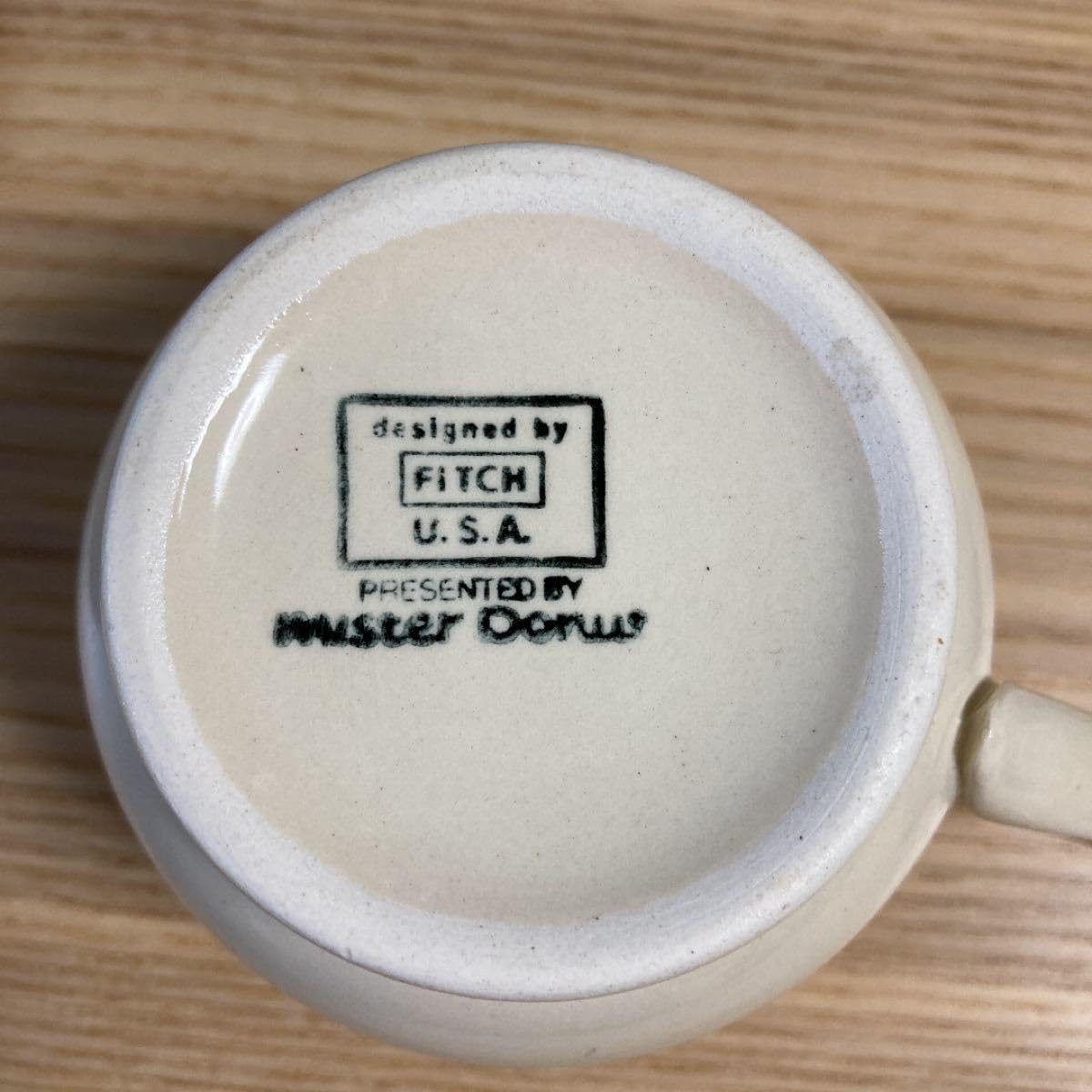 Amazon.co.jp: 90年代 ミスド FITCH社 プレート カップ&ソーサー USA