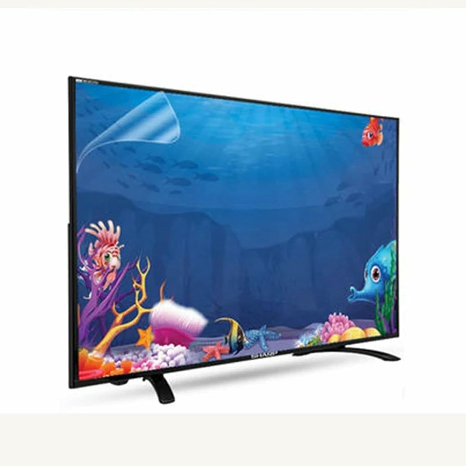 Pellicola Protettiva per Schermo TV Opaca Antiriflesso 32-75 Pollici AntiGraffio Anti Luce Blu