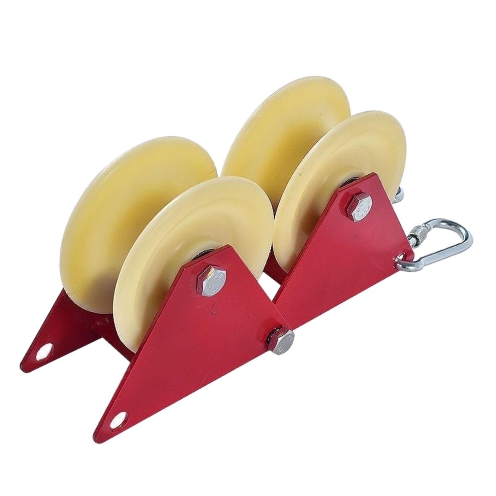 harayaa Poulie rétractable à Corde, rainure de Roue, libération de Corde, Corde de sécurité, poulie Manuelle pour Le Rappel