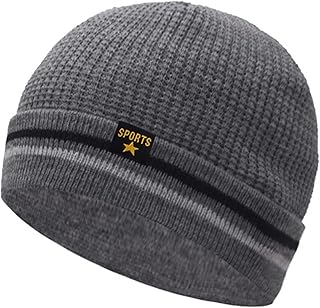 WTfbeusd Men's hats Men's winter hats, women's knitted hats, men's beanie hats, men's warm skull hats (Colour Name : 3, Size Name : One Size)