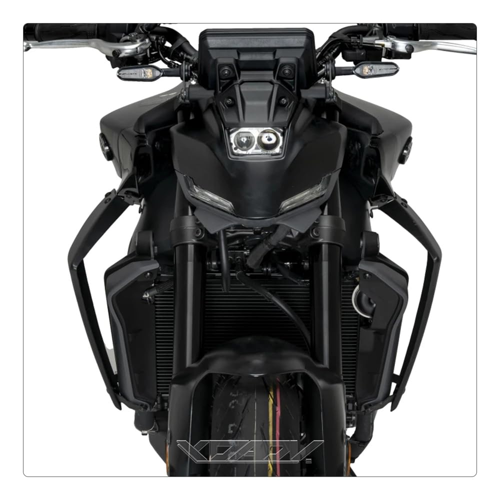 MT 09 MT09 SP Naked Lateral Alerons spoiler powietrzny do MT-09 Gen 4 2024 2025, akcesoria do okładzin bocznych do paneli bocznych (tekstura włókna węglowego)
