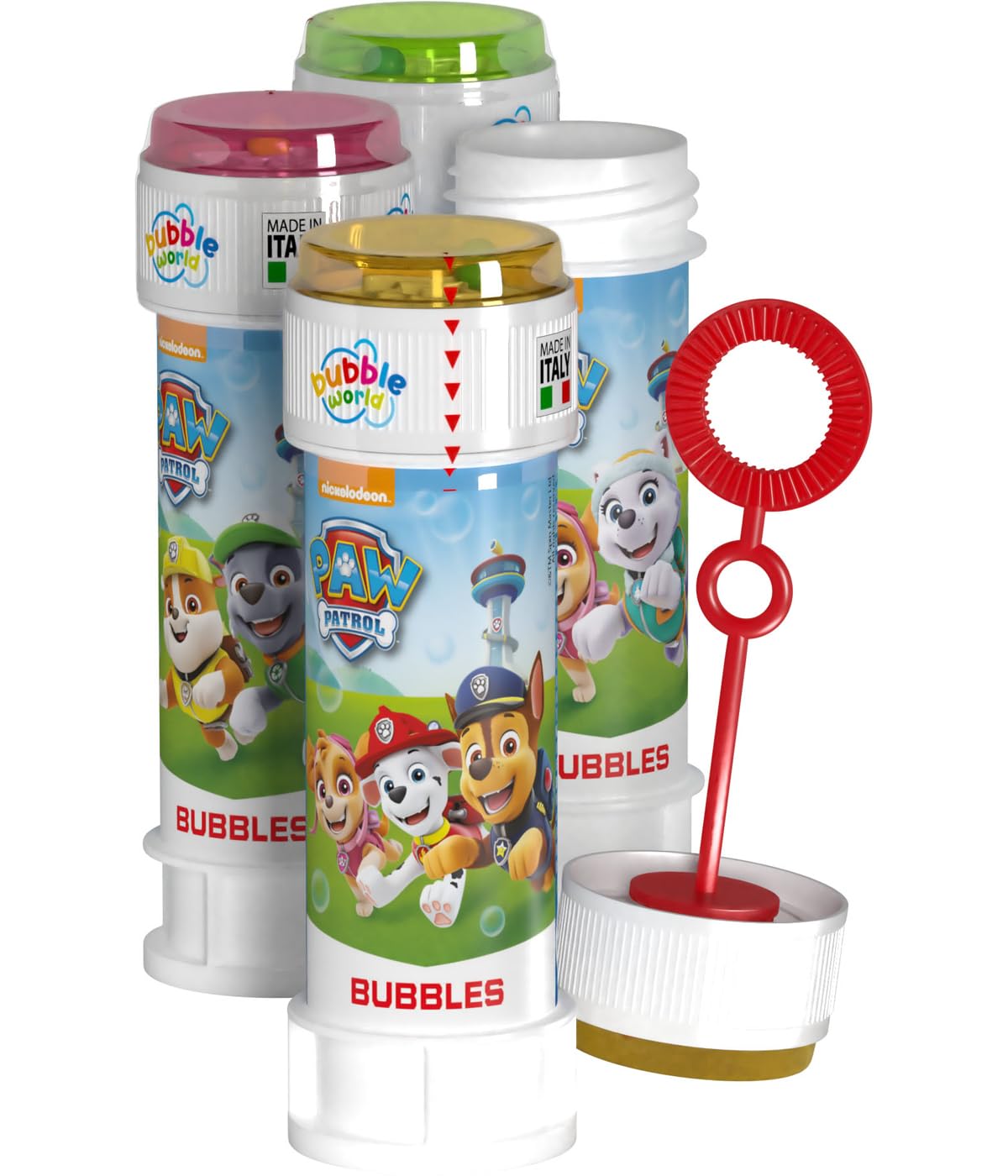 Paw Patrol, bolle di sapone, 60 ml, 36 pezzi, 23,5 x 23,5 x 12 cm